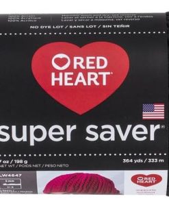 Red Heart Super Saver Yarn 312 Black | #4 Medium Worsted Weight Acrylic Soft Yarn for Blankets. Beanies. Amigurumi. and Beginner Projects. 364 yards. 198g/7oz